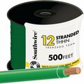 Southwire 500 Ft. 12 AWG Stranded Green THHN Electrical Wire 22968258